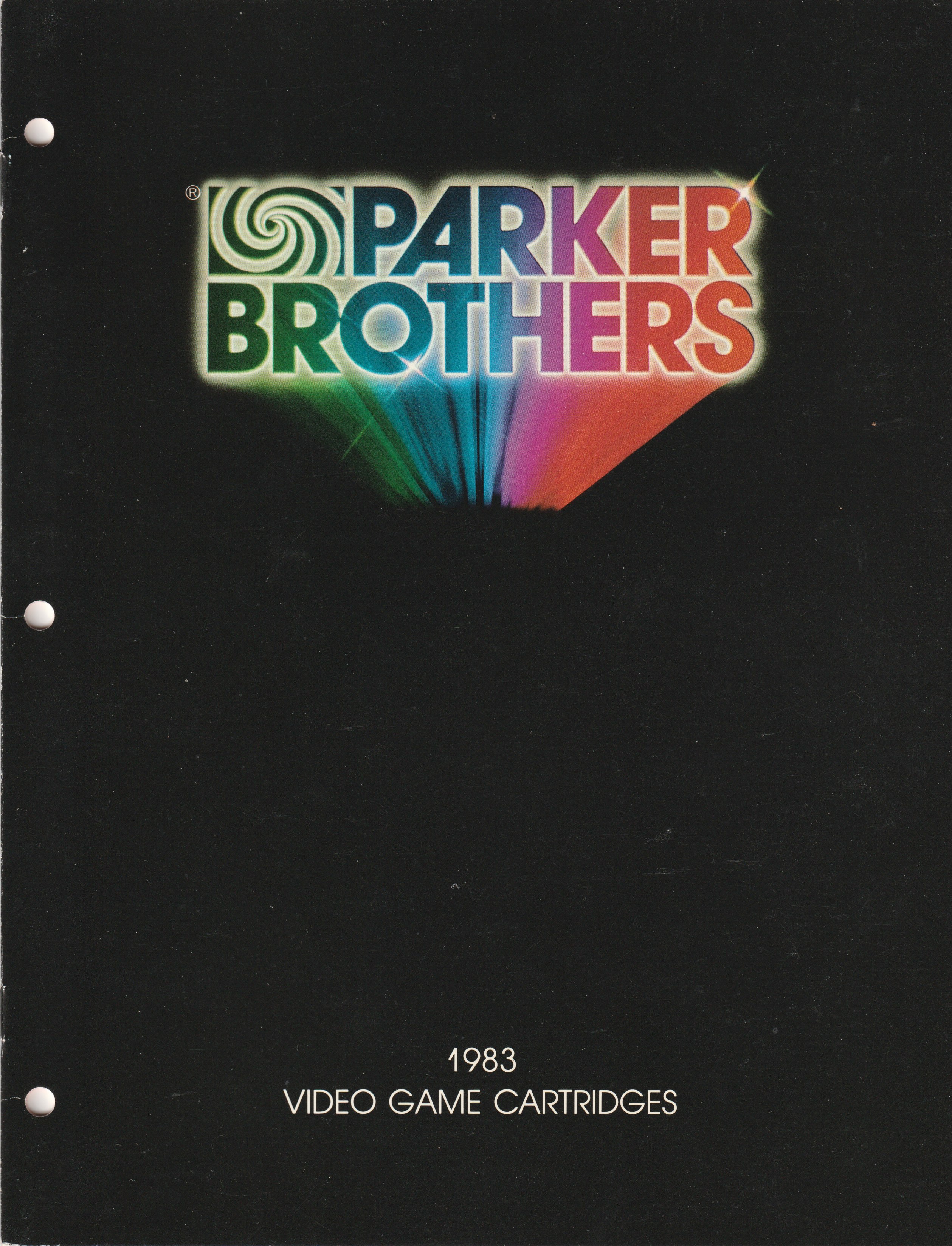 Parker Brothers 1983 Catalog - standard 1983 catalog